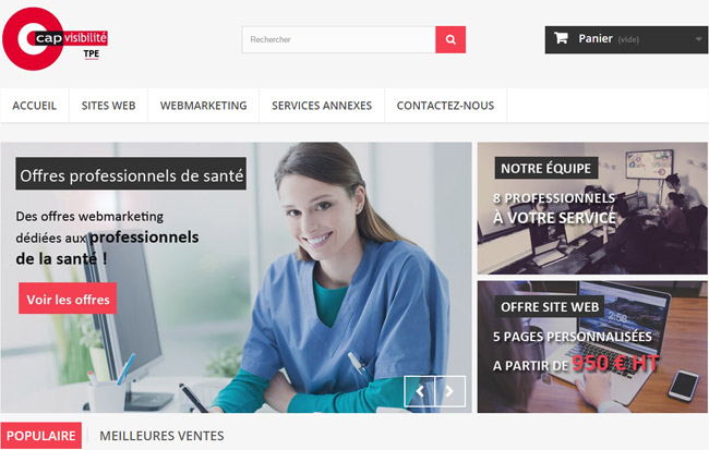 TPE CAP VISIBILITE : Professionnels de santé